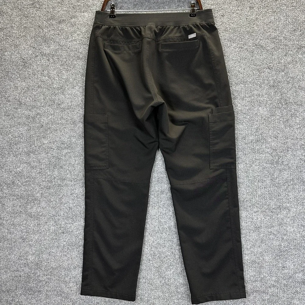 FIGS Technical Collection Cargo Pants Mens Large Black Axim Scrub Stretch